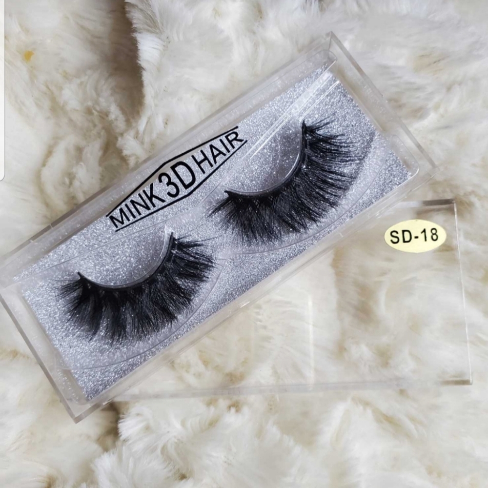 100% Mink hair 3D Eyelashes